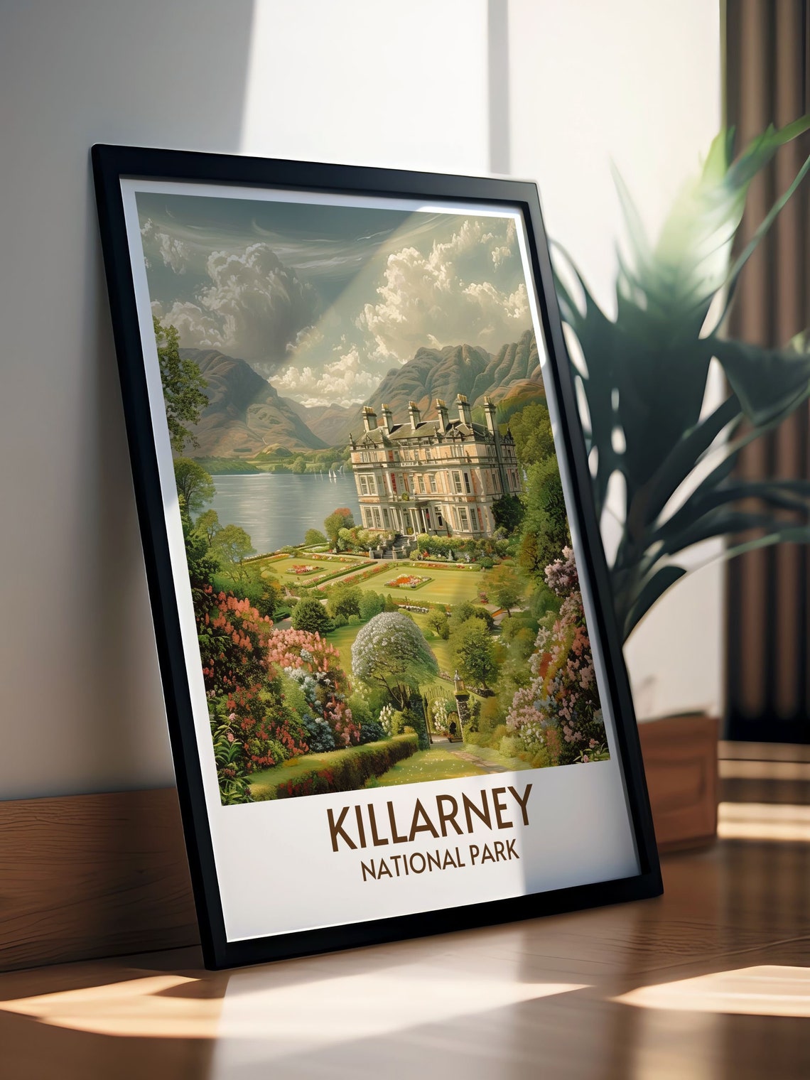 Killarney National Park Ireland Muckross House By The Lake Poster - Image 4