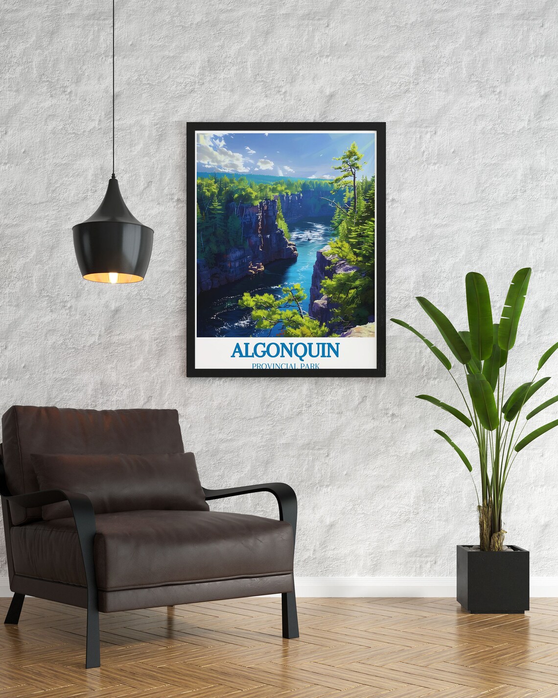 Algonquin Wilderness Art Print, Ontario Lake Landscape - Image 3