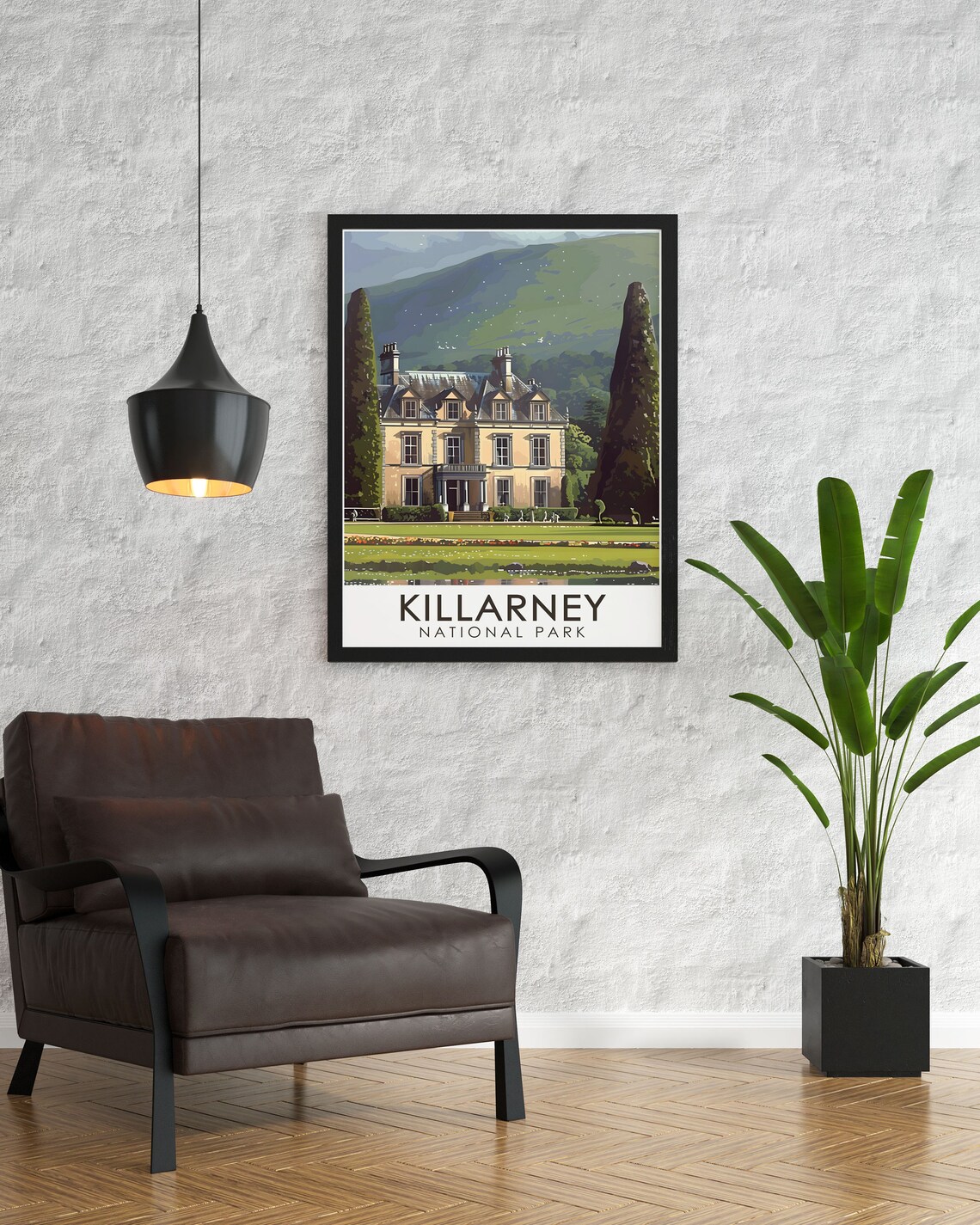 Killarney National Park Muckross House Elegant Gardens Ireland Poster - Image 3