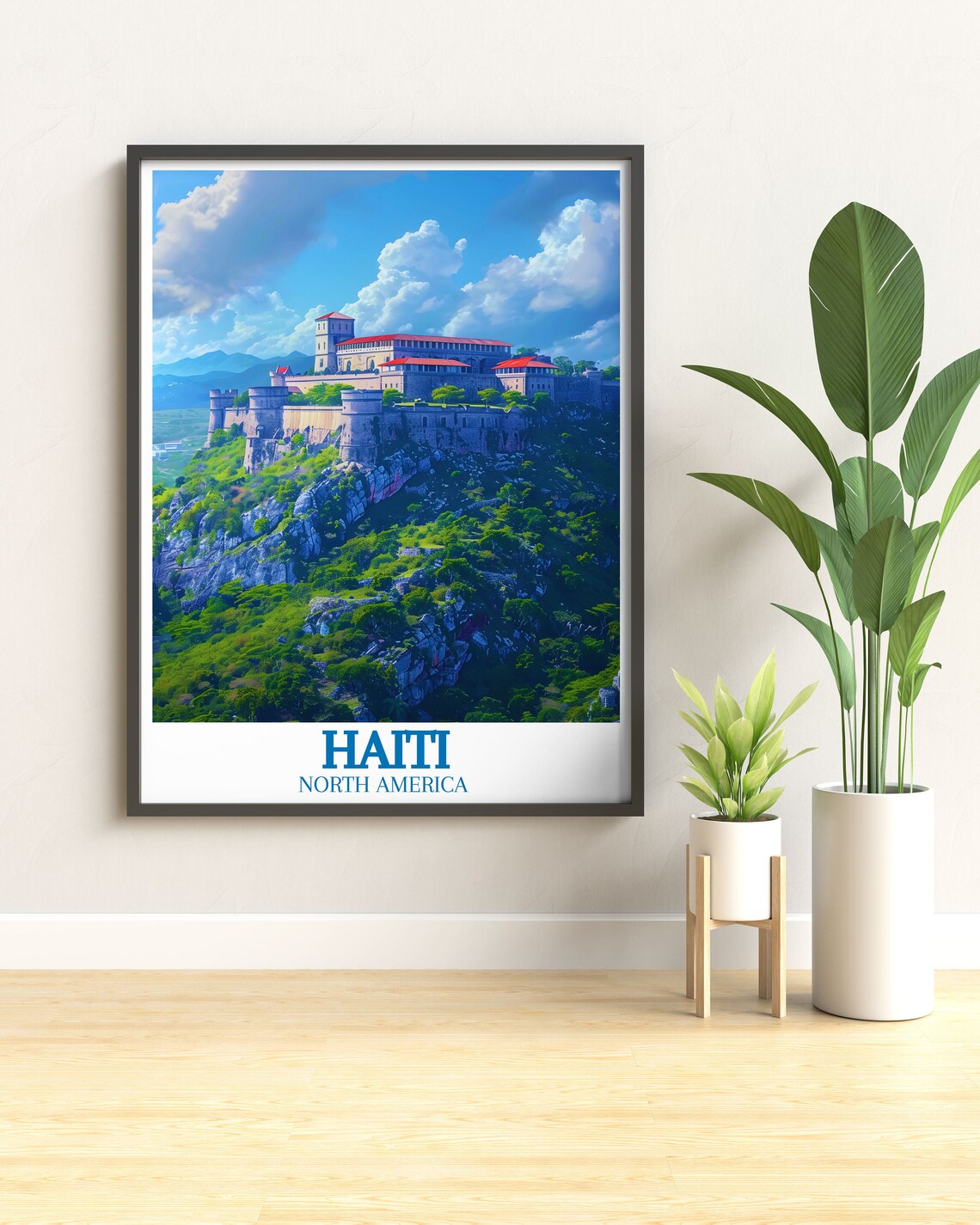 Haiti Citadelle Laferriere Travel Poster - Image 2