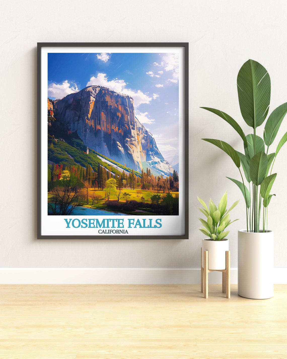 El Capitan Granite Monolith Above Valley Meadow Pines Yosemite Poster - Image 2