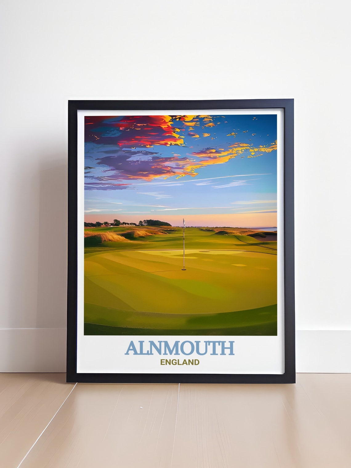 Alnmouth Travel Prints Alnmouth Golf Club Travel Posters Alnmouth Golf Club Art Alnmouth Golf Club Artwork And Gifts Alnmouth Art - Image 4