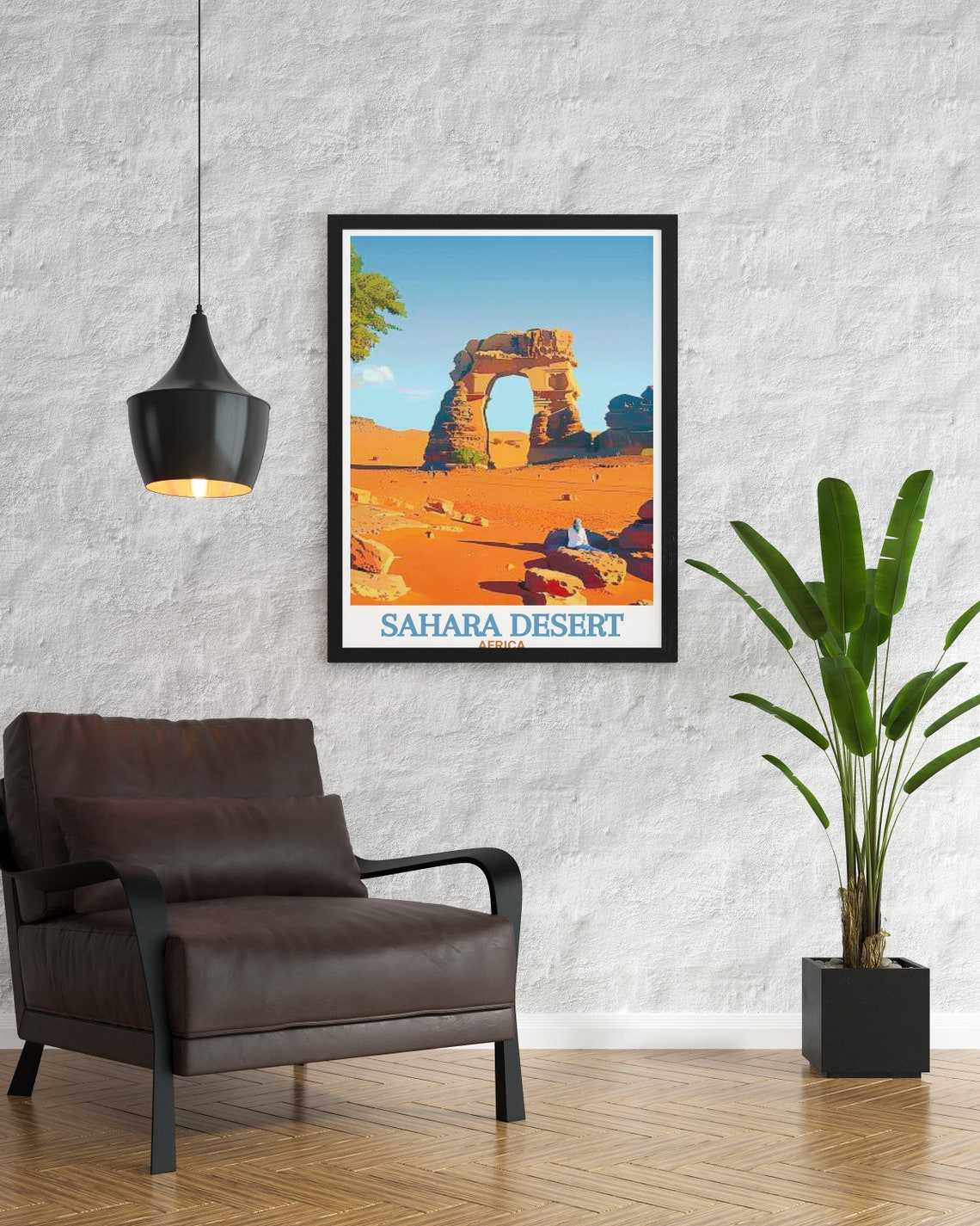 Sahara Desert Travel Print Tassili N Ajjer Art And Gifts Africa Travel Gifts Sahara Desert Posters And Africa Wall Decor - Image 2