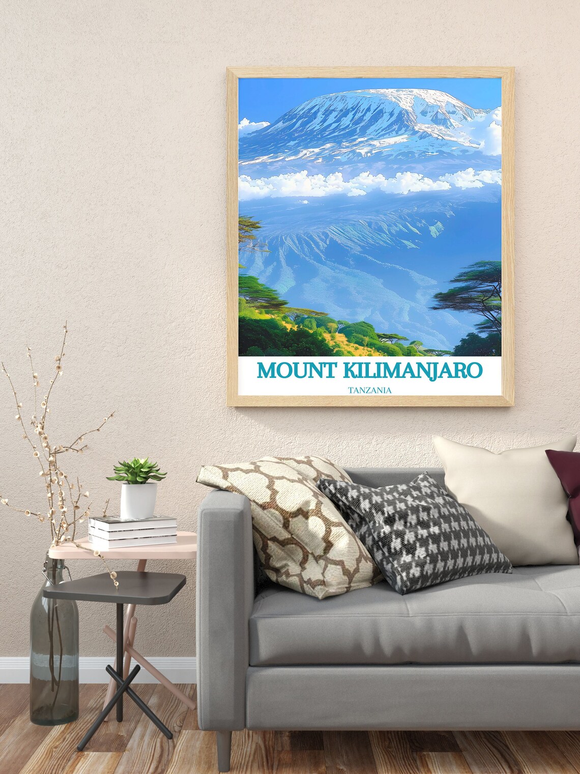 Mount Kilimanjaro Poster African Safari And Nature Decor Elevate Your Space With Mount Kilimanjaro Prints - Image 2