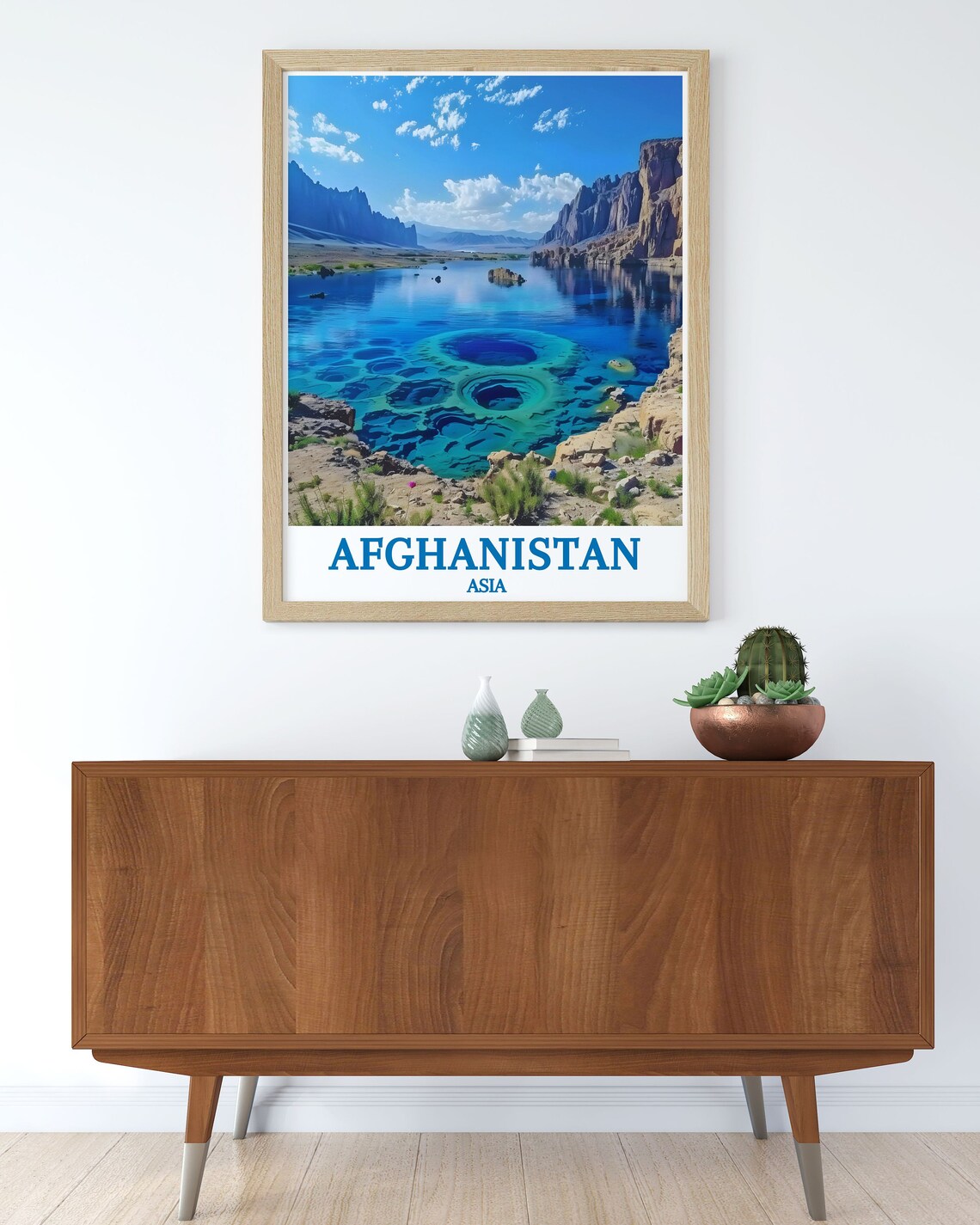 Afghanistan, Bande Amir National Park Art Print - Image 2