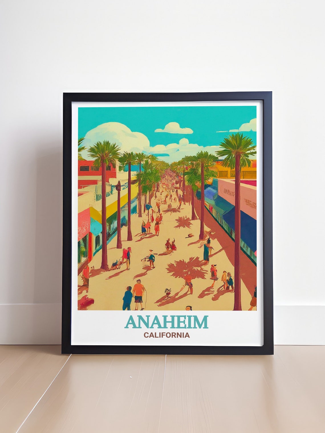 Anaheim California Center Street Promenade Palms Fair Poster - Image 4