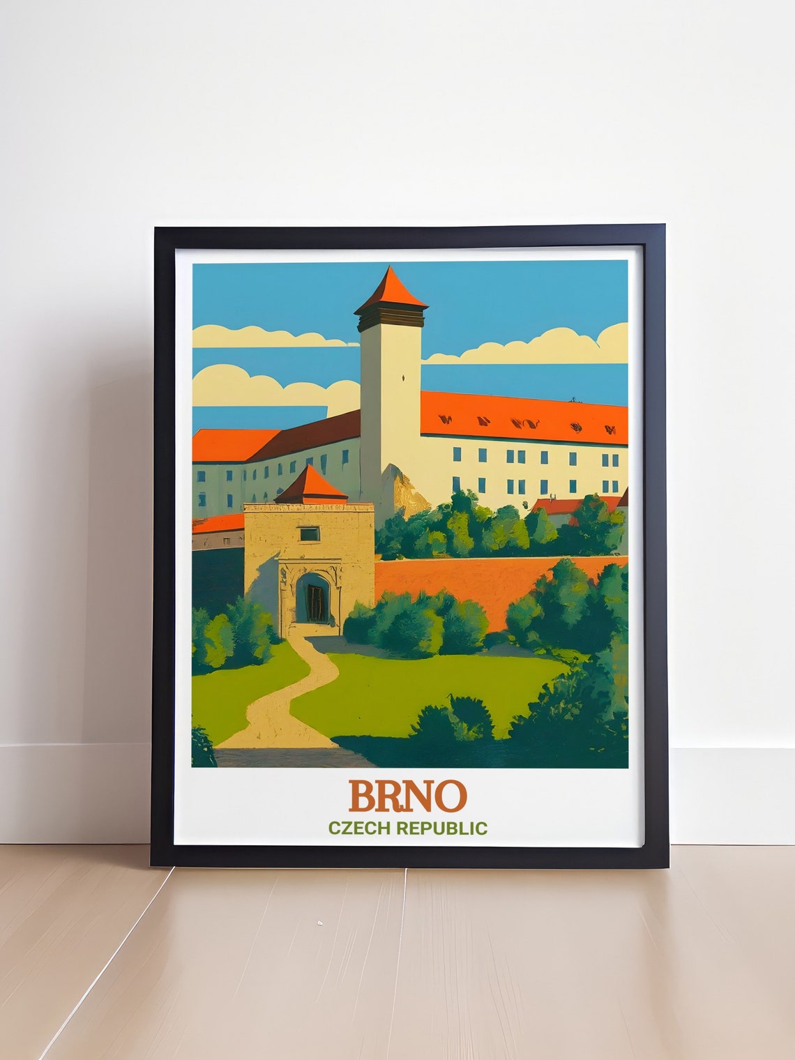 Spilberk Castle Brno Czech Republic Historic Fortress Poster - Image 4