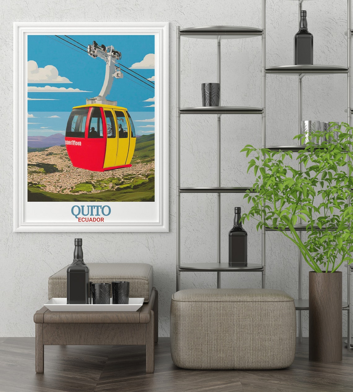 Quito Travel Print Telefriqo Travel Poster And Art Prints Telefriqo Quito Travel Posters Telefriqo Travel Posters - Image 3