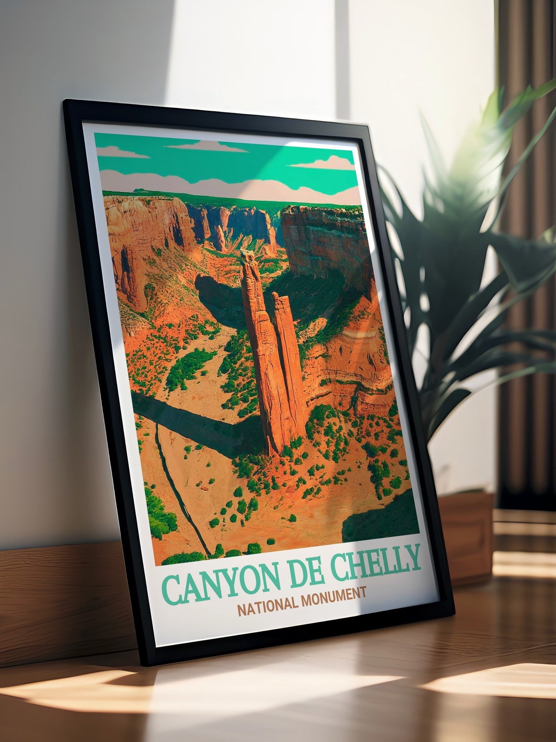 Canyon De Chelly Spider Rock Spire Desert View Travel Poster - Image 2