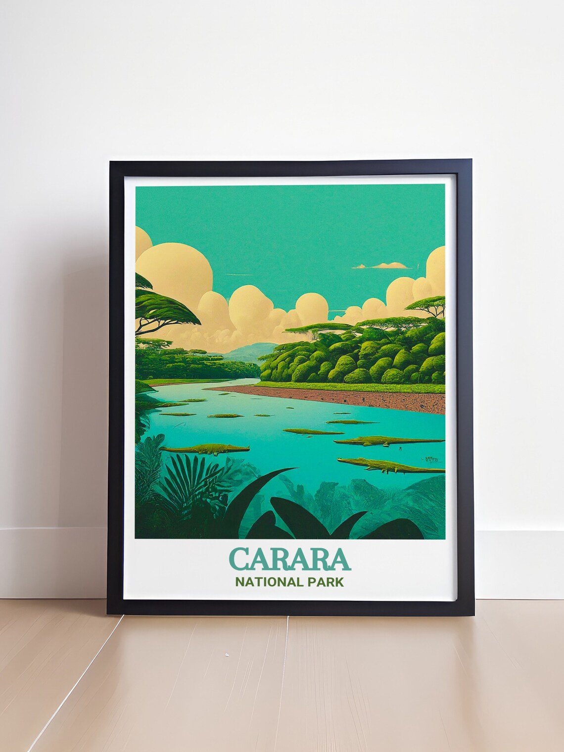 Carara National Park Tarcoles River with Crocodiles Travel Poster - Image 4