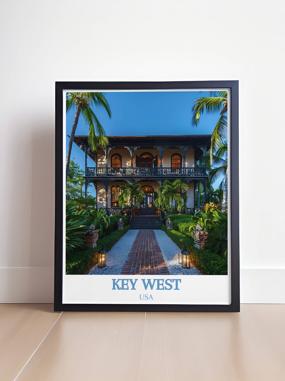 Ernest Hemingway Home and Museum Key West Garden Path Poster - Image 4