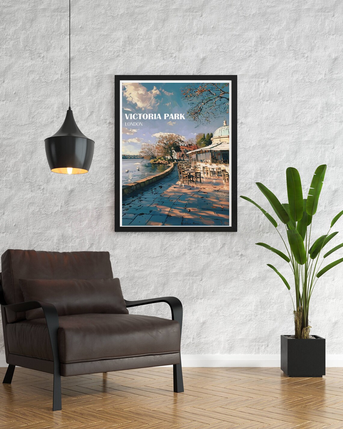 Victoria Park And Hackney Art Collection East Londons Vibrant Culture Through Art Prints Beauty Of East London Captured In Art Prints - Image 2