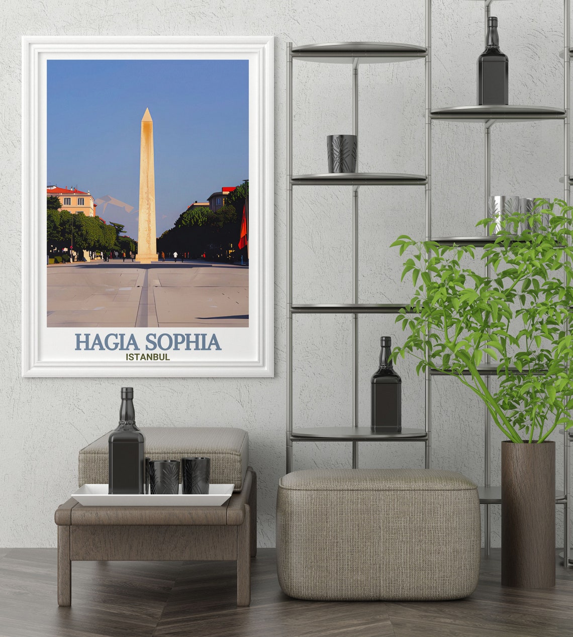 Istanbul Hippodrome Obelisk of Theodosius Sultanahmet Travel Poster - Image 2