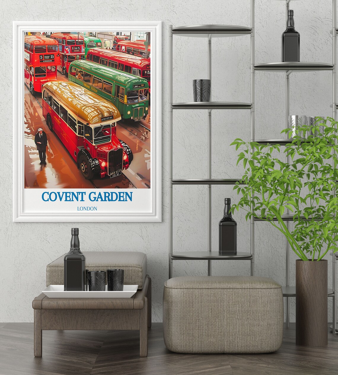 Explore Covent Garden Covent Garden And London Transport Museum Art Prints Capture The Essence Of London With Vintage Travel Prints - Image 2