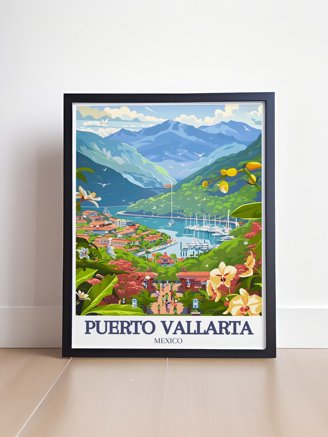 Puerto Vallarta Wall Art Puerto Vallarta Marina Art And Vallarta Botanical Gardens Prints Puerto Vallarta Art And Mexico Wall Decor - Image 4
