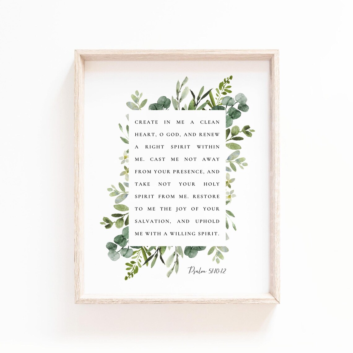 Psalm 51:10-12 - Botanical Scripture - Image 2