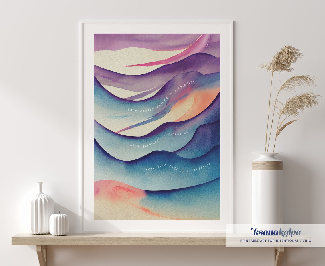 Your Mental Health Is a Priority Art Print - Image 4
