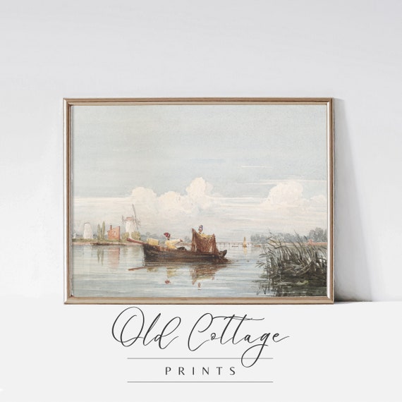 On The River Digitally Remastered Vintage Artwork Remastered Artwork 0013