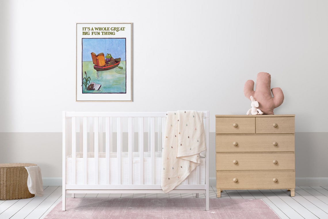 Arnold Lobel Frog and Toad Reading Books River Big Fun Thing Print - Image 3