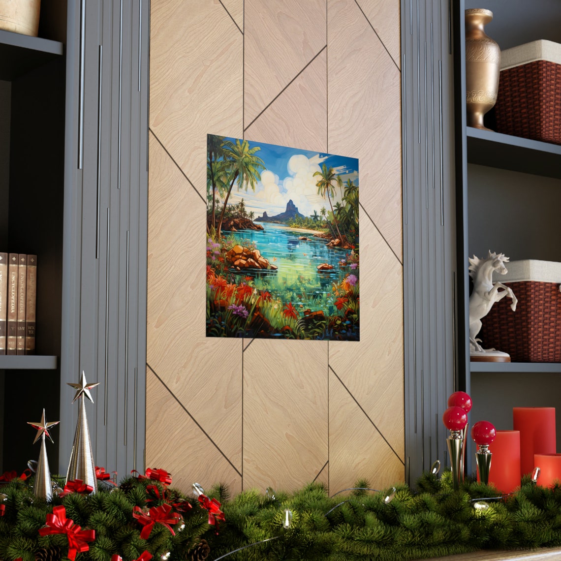 Honolulu Adventure Poster, Post-Impressionism Style - Image 3