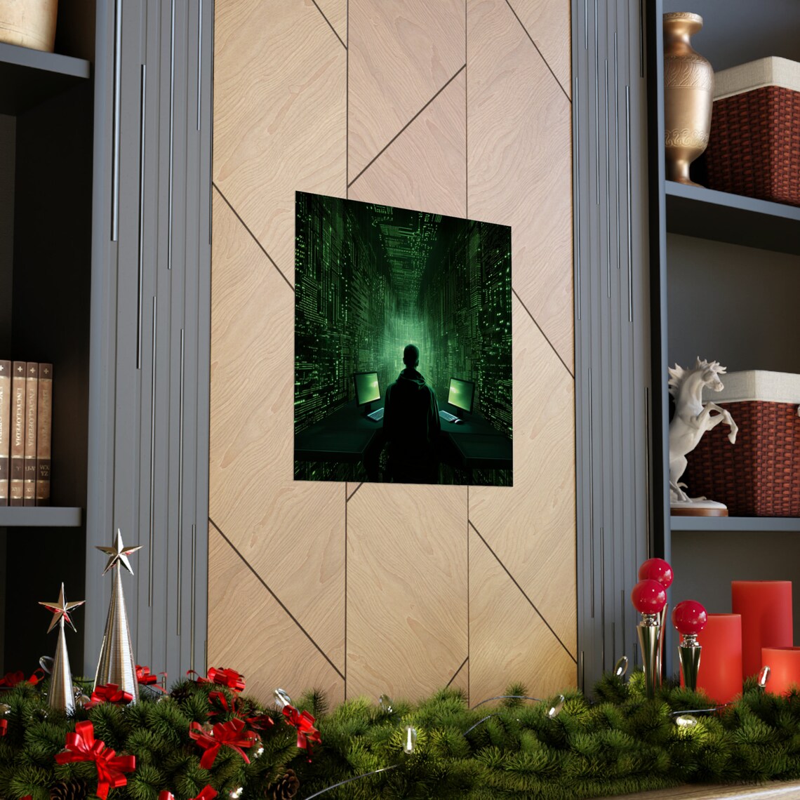 Society In A Program, Matrix Style Poster - Image 3