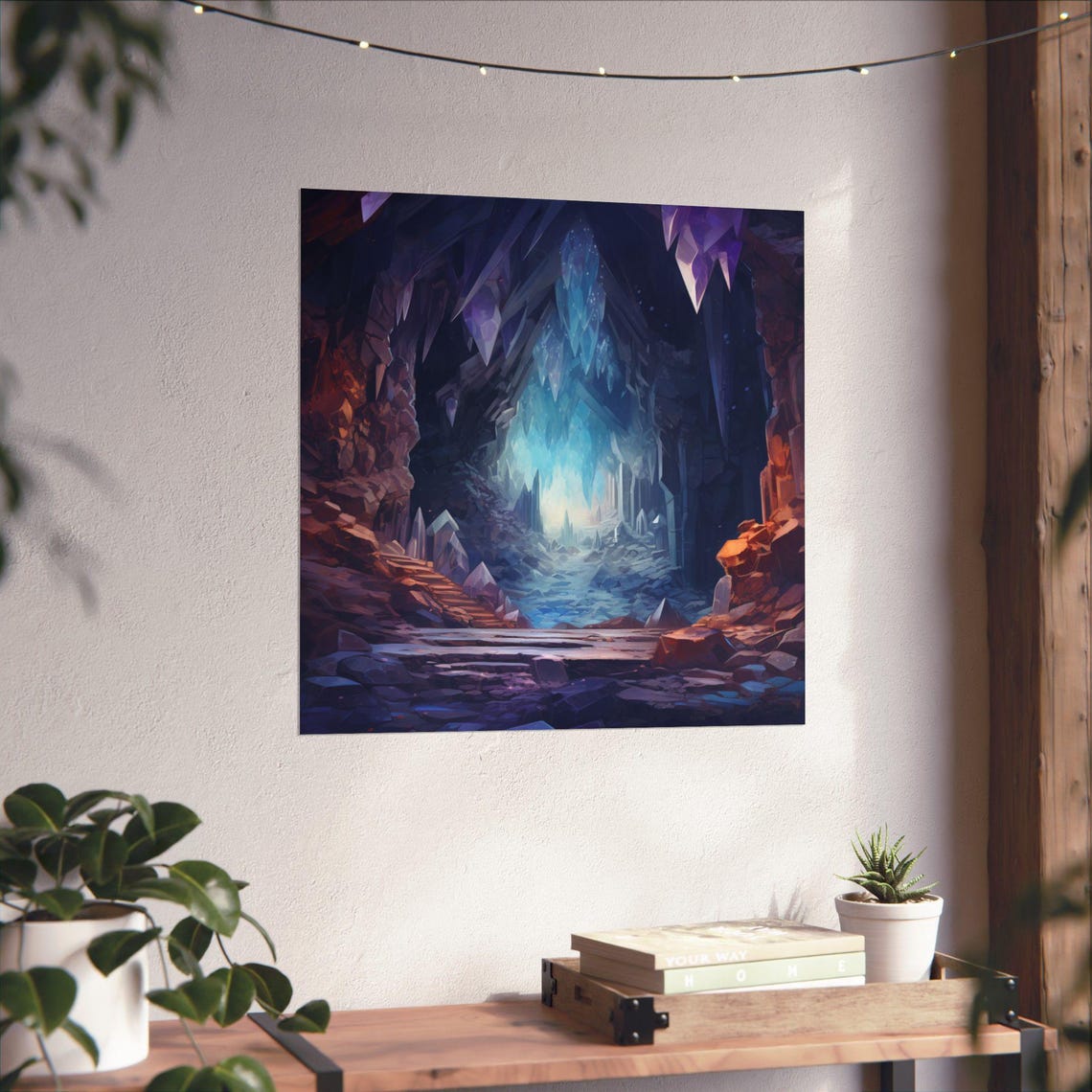 Crystal Cave Stalagmites And Stalactites, Poster