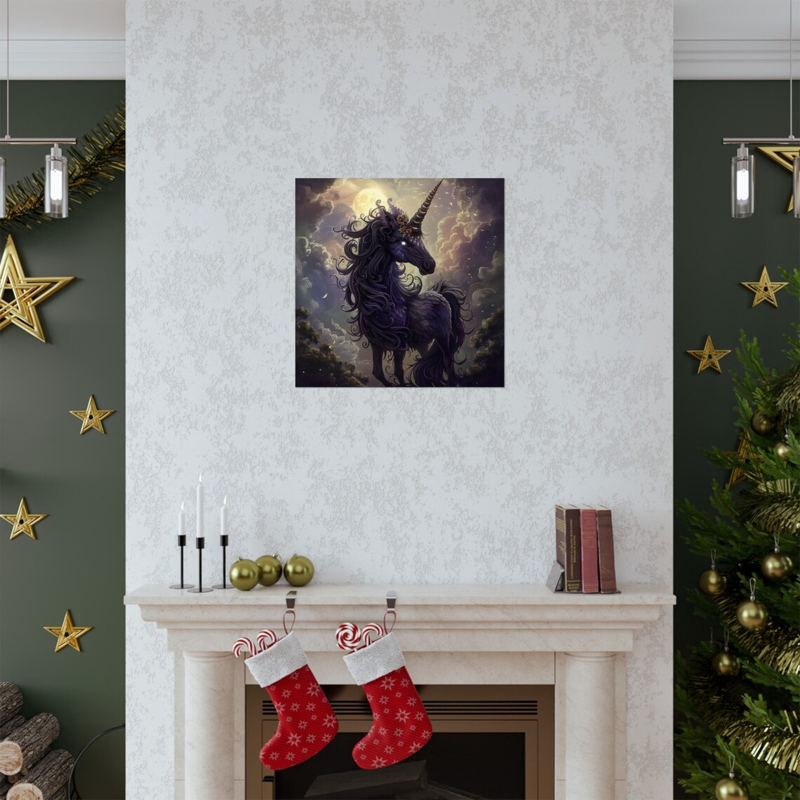Mystical Unicorn Fantasy Lovers Art Print - Image 2