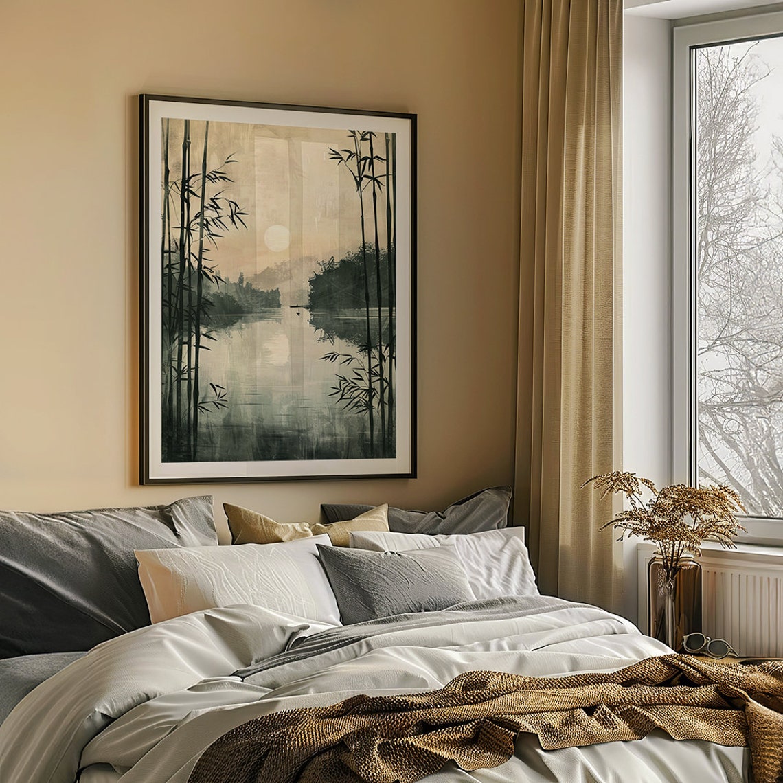 Wabi Sabi Bamboo Forest Print Wabi Sabi Wall Art Japanese Inspired Wall Decor Wabi Sabi Home Decor Gifts For Her Japandi Decor - Image 5