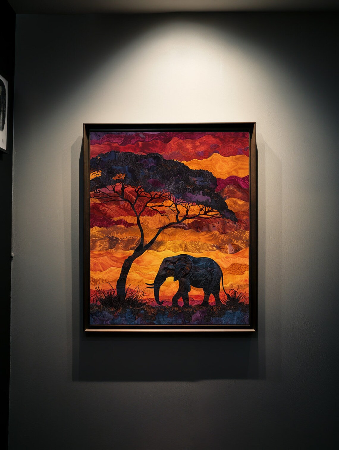 African Elephant Art Print, Wildlife Wall Decor - Image 6