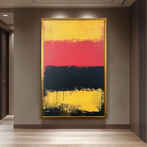 Rothko Inspired Color Field Art Print, Modern Abstract