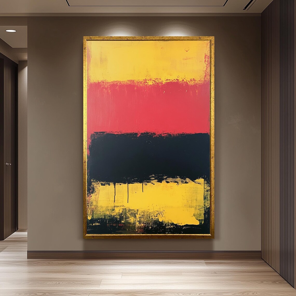 Rothko Inspired Color Field Art Print, Modern Abstract