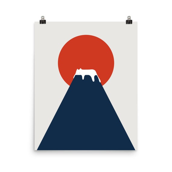 Cat Landscape 5 Art Print
