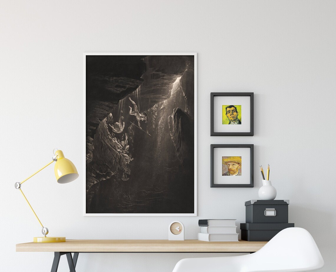 John Martin, The Fall of the Rebel Angels Art Print - Image 3