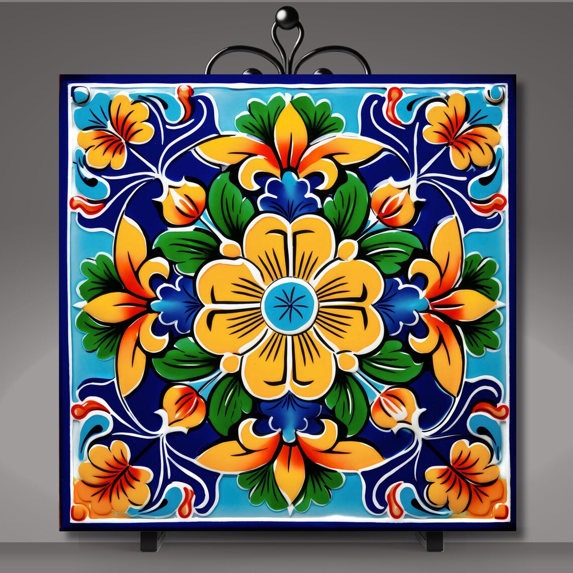 Mexican Talavera Tile Wall Art, Kitchen Decor - Image 5
