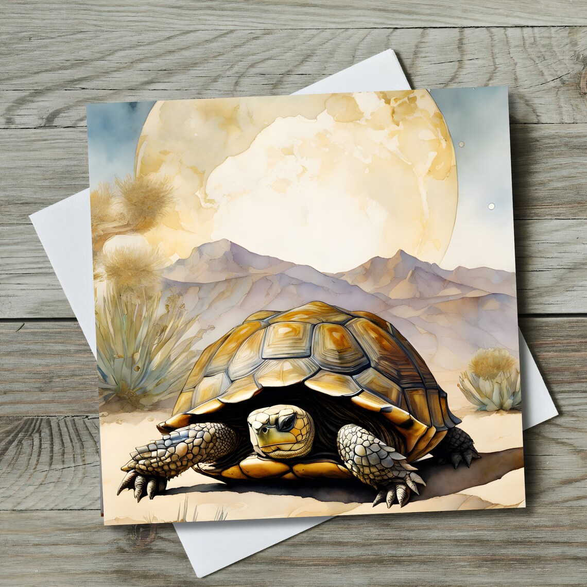 Desert Southwest Turtle Ceramic Tile, Southwestern Decor - Image 2