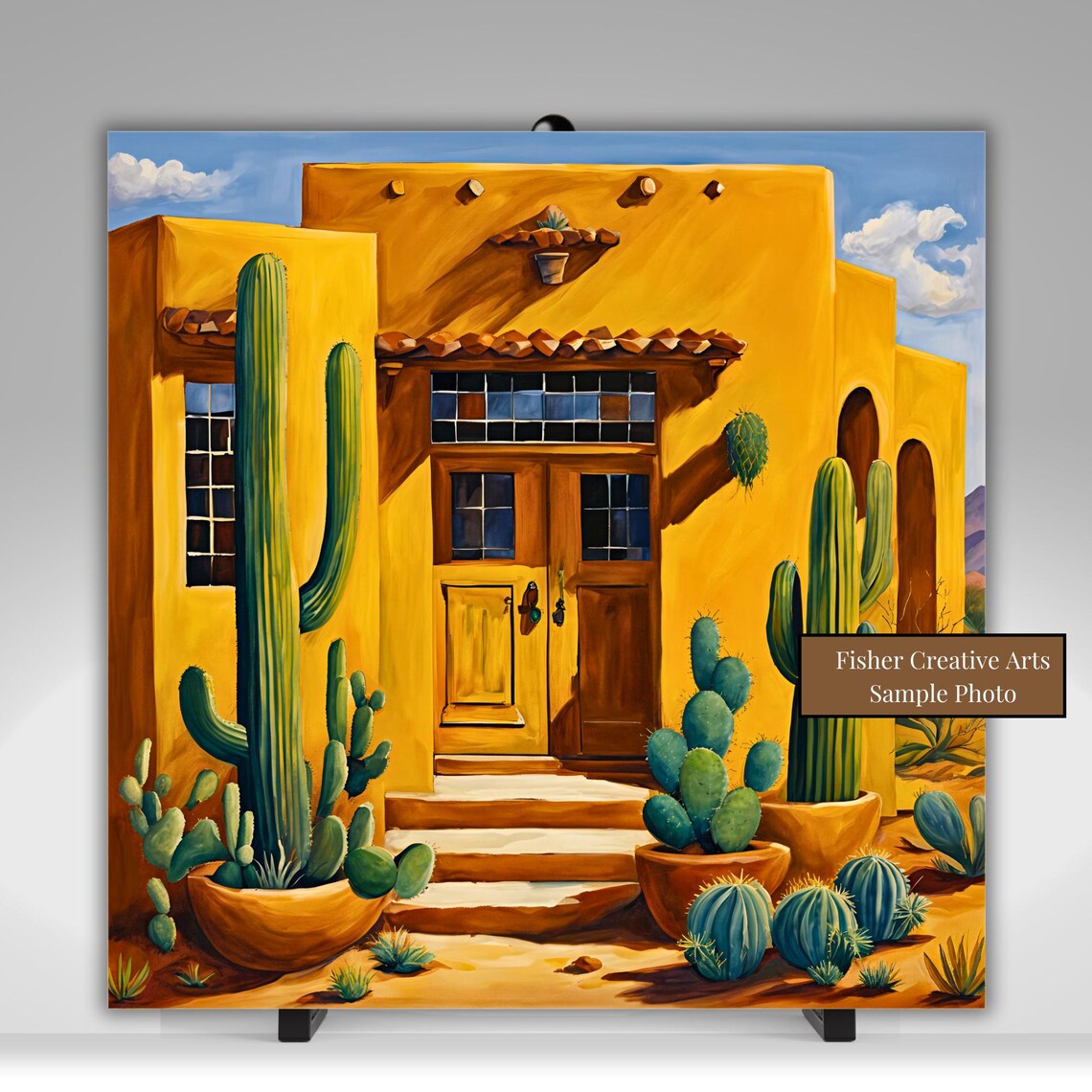 Adobe House, Desert Southwest Arizona Art Print - Image 5