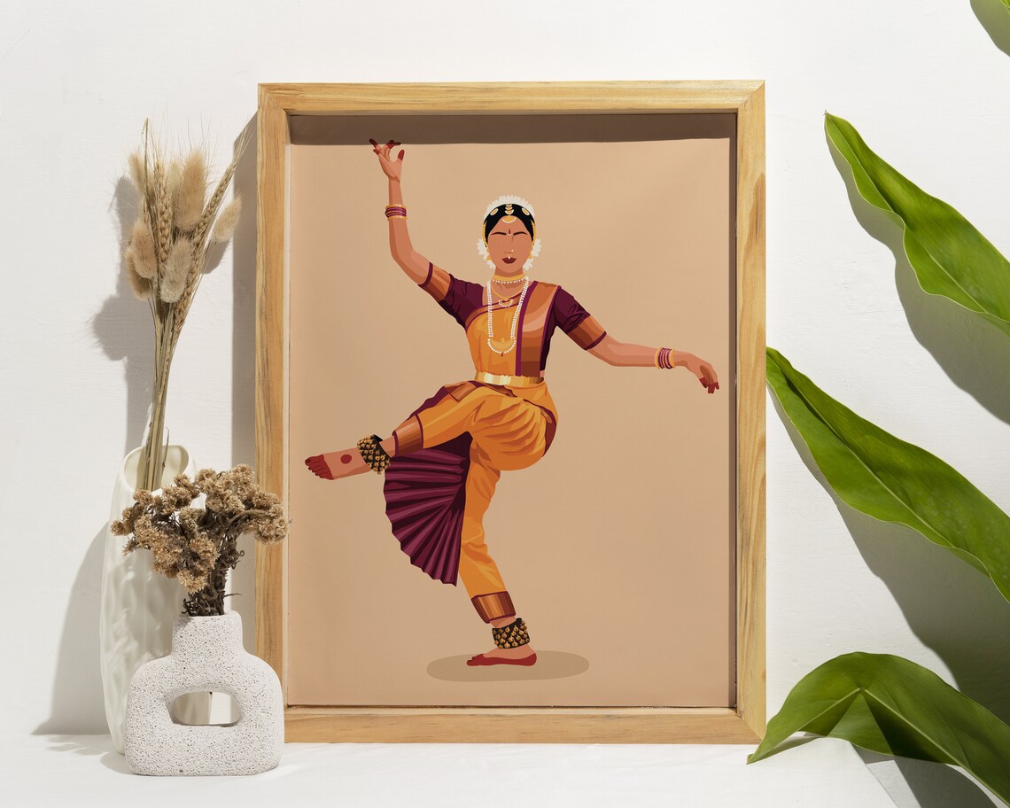 Bharatanatyam Dancer - Indian Art - Image 3