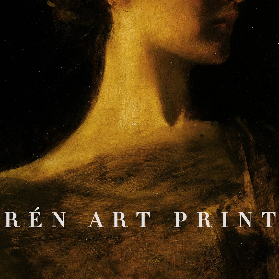 Moody Woman Portrait Print, Dark Academia Decor - Image 3