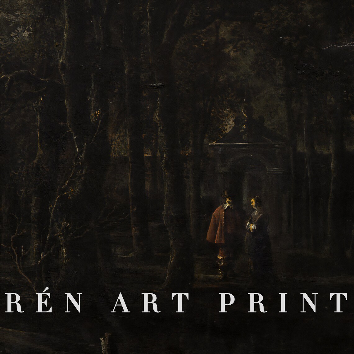 Dark Landscape Vintage Gothic Art Print, Dark Academia - Image 2