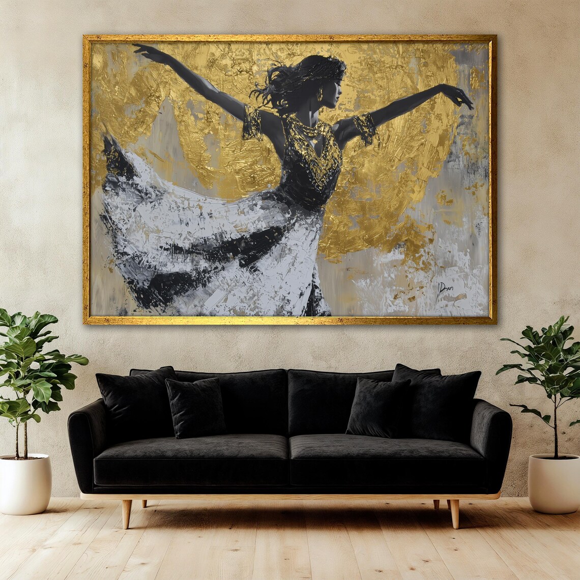 Elegant Dancer Portrait, Modern Wall Art - Image 3
