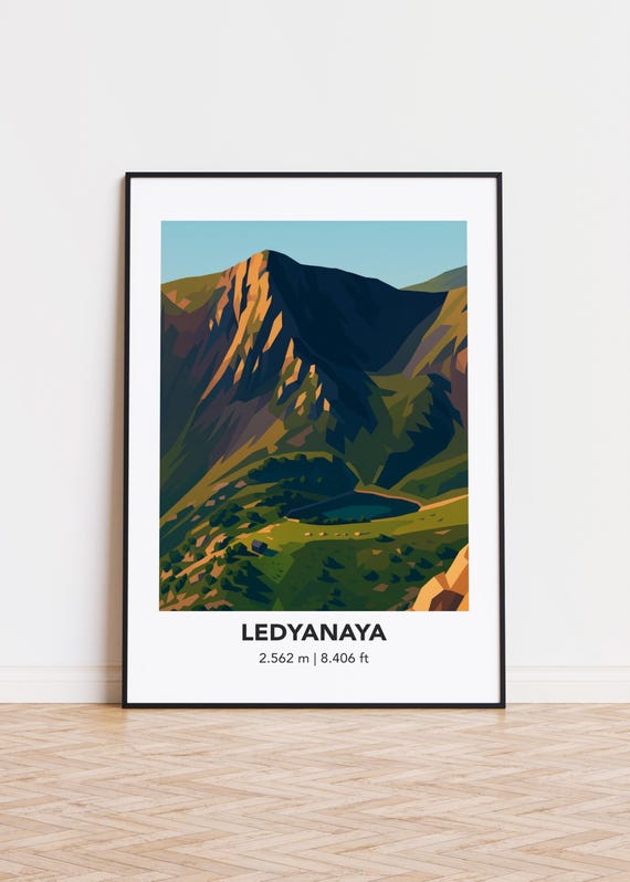 Minimalist Mountain Art Print Modern Scandinavian Decor