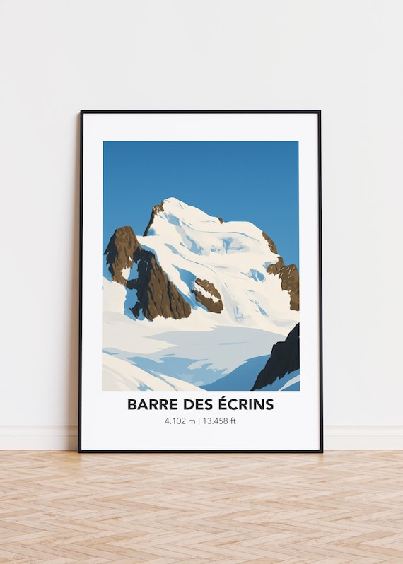 Barre Des Crins Mountain Art Print