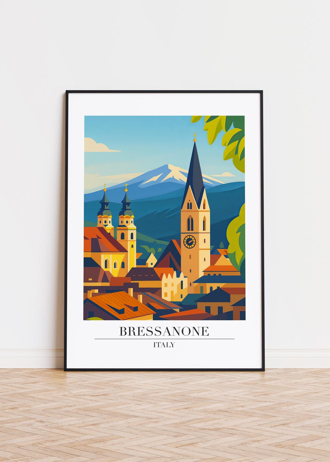Bressanone Italy Skyline Poster Print