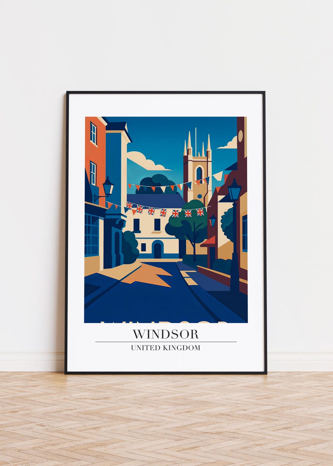 Windsor Illustration Travel Poster