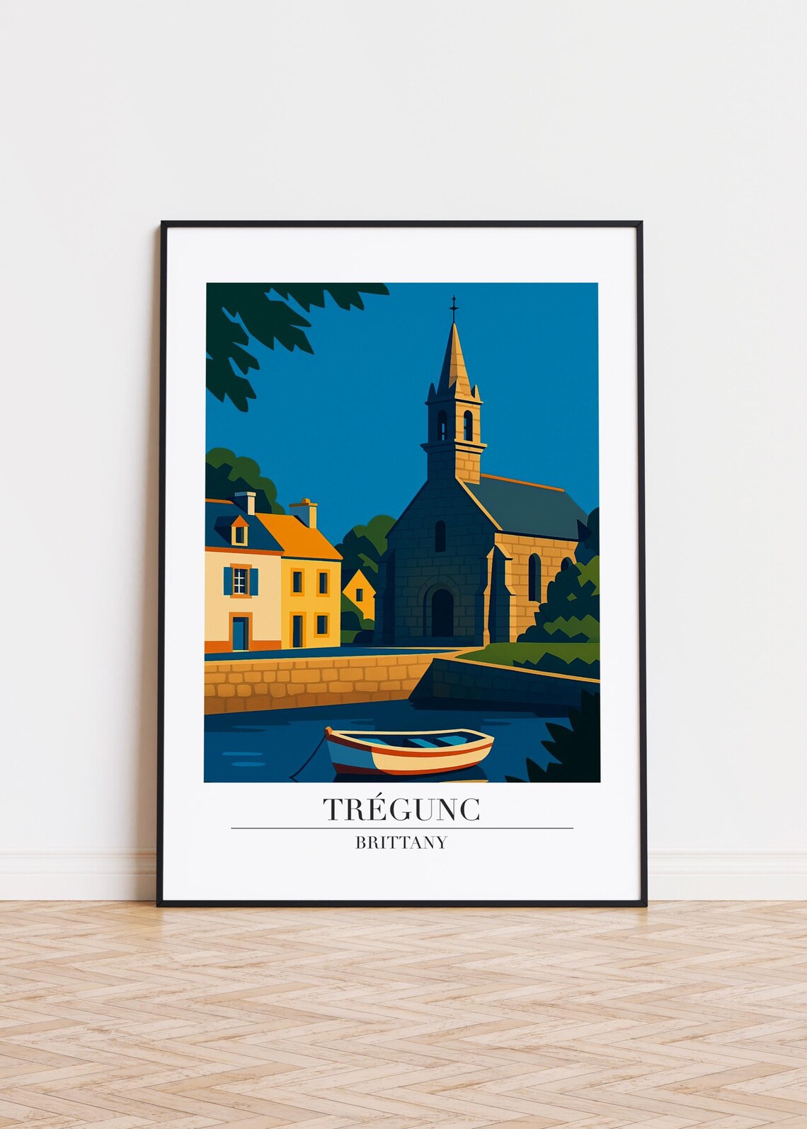 Trgunc France Modern Travel Poster