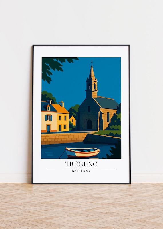 Trgunc France Modern Travel Poster