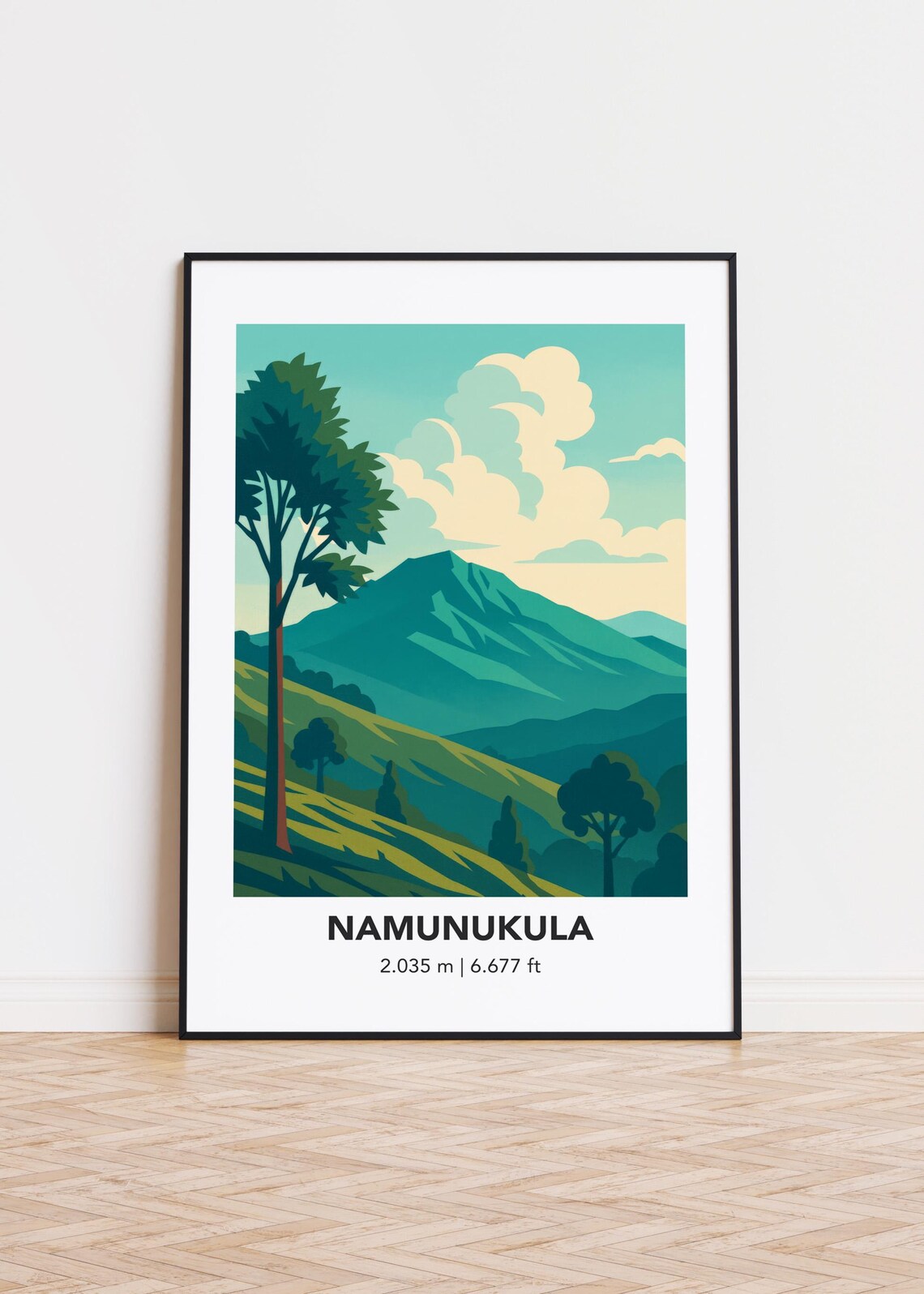 Namunukula Mountain Minimalist Art Print