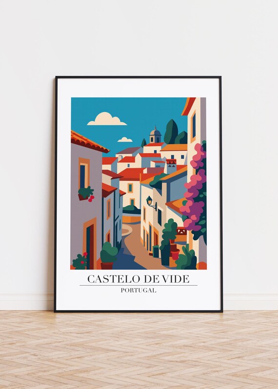 Castelo De Vide Spain Travel Poster Art Print
