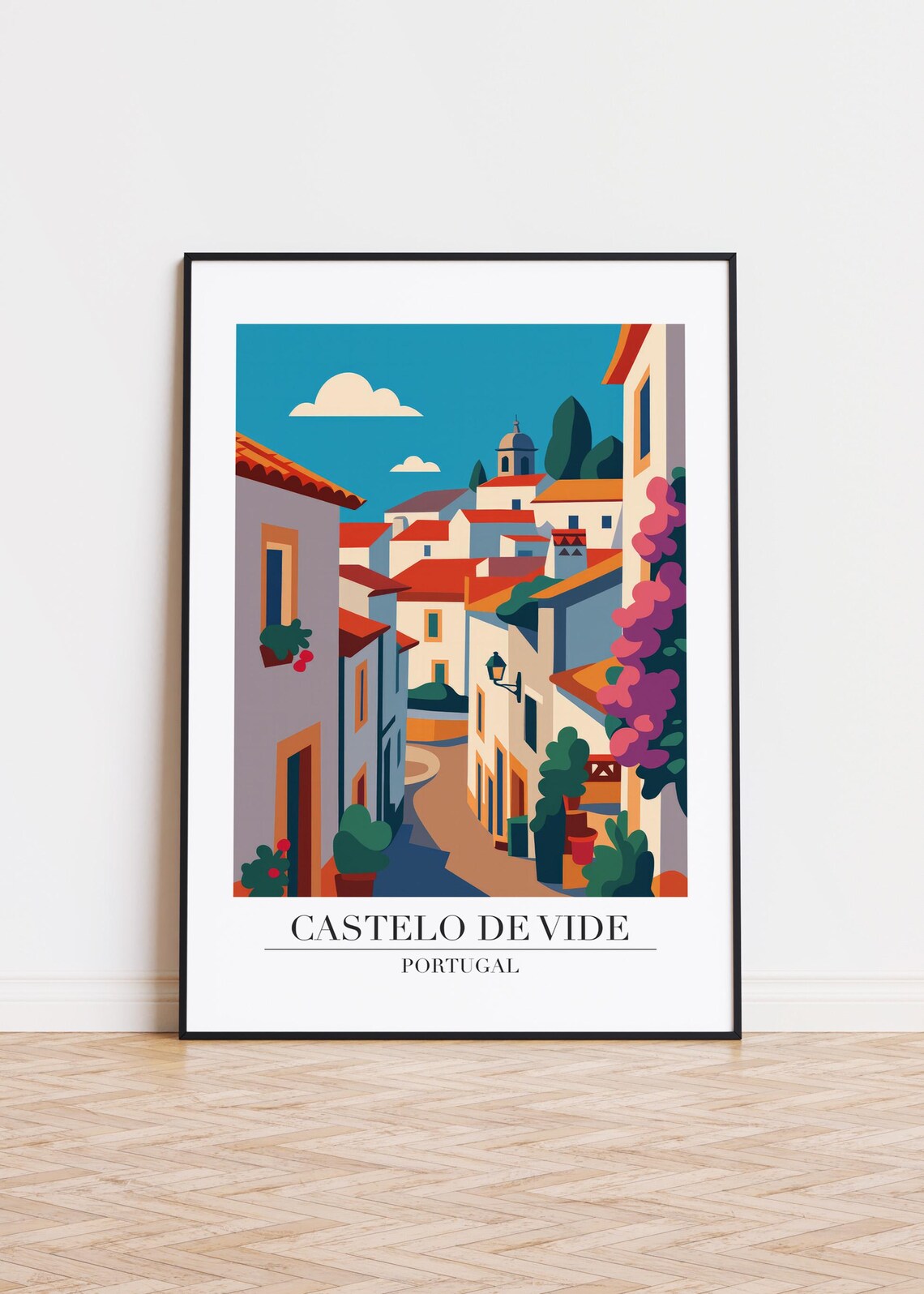 Castelo De Vide Spain Travel Poster Art Print