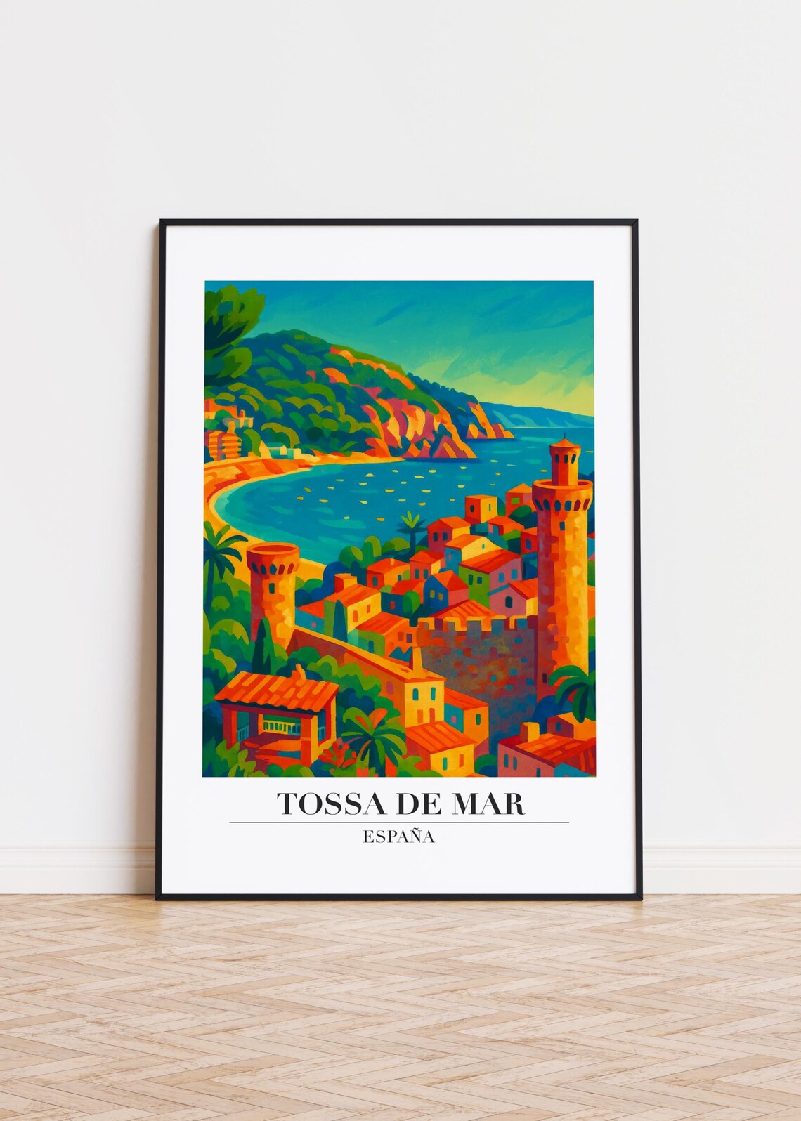 Tossa De Mar Spain Travel Poster